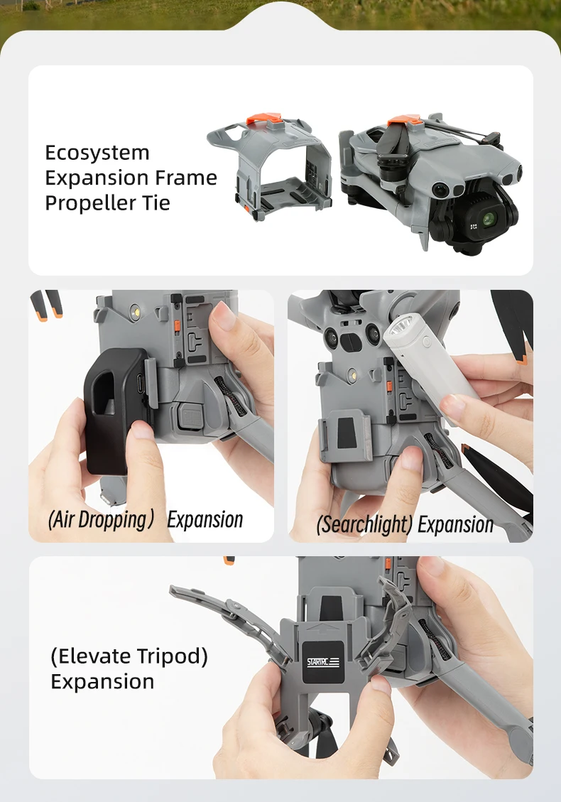 STARTRC Drohnen-Abwurfsystem für DJI Mini 5 Pro Nutzlast/Lieferung/Transport Abwurfvorrichtung für DJI Mini 5Pro Zubehör – Detail 2