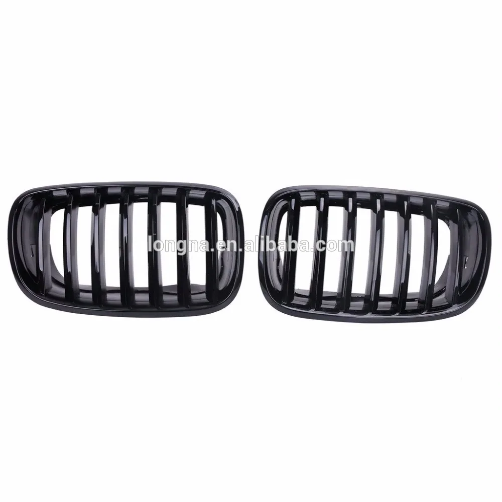 Wholesale Gloss Black Front Kidney Grills Grilles Set for 2007-2013 BMW E70 E71 Model X5 X6 Grille SUV