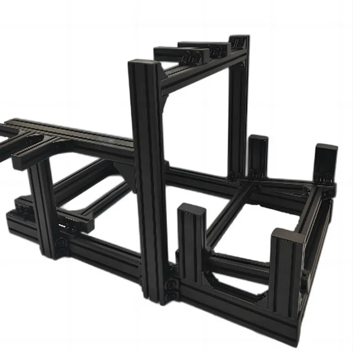 Basic Version DIY 3060 Aluminium Profile Driving Game Frame Alu Direct Drive Car Race Simulator Playseat Sim Rig Racing Cockpit