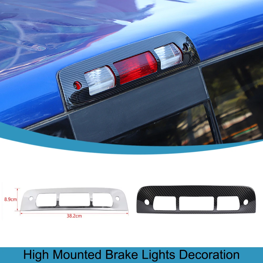 

Car High Mounted Brake Lights Decoration Cover Trim Sticker for Dodge RAM 2009-2018 Cargo Stop Lamp Decal Exterior Accessories