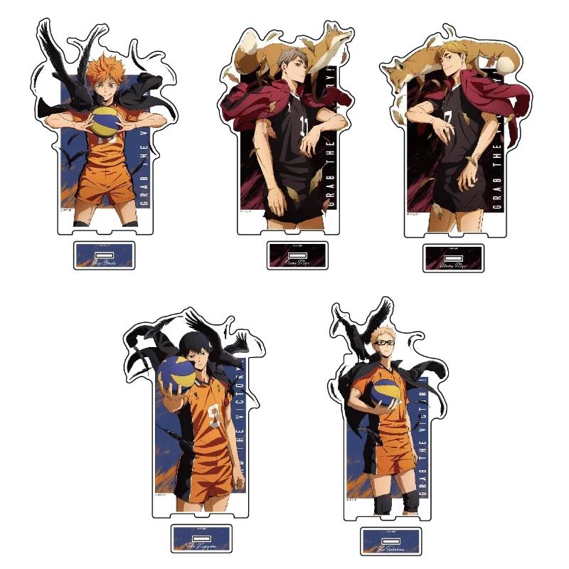 Game Shoyo Hinata Kenma Kozume Keiji Akaashi Tetsurou Kuroo Acrylic Stand Doll Anime Figure Model Plate Cosplay Toy for Gift