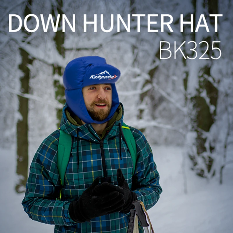 

Kampernbox Down Hunter Hat BK325 – Lightweight Duck Down Insulated Winter Hat | Unisex Thermal Beanie for Outdoor & Daily Use
