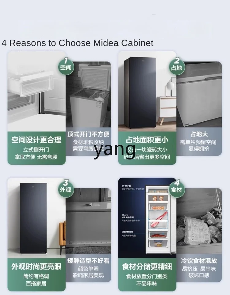 CX Household Drawer-Type Fresh-Keeping Refrigerated Breastmilk Storage Freezer Full Frozen Mini Refrigerator