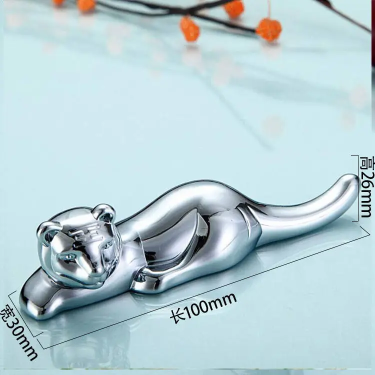 Metalen Eetstokjes Houder Rest Keukenbar Tafeldecoratie Accessoires Zinklegering Chinese Stijl Twaalf Zodiac Eetstokjes Kussens