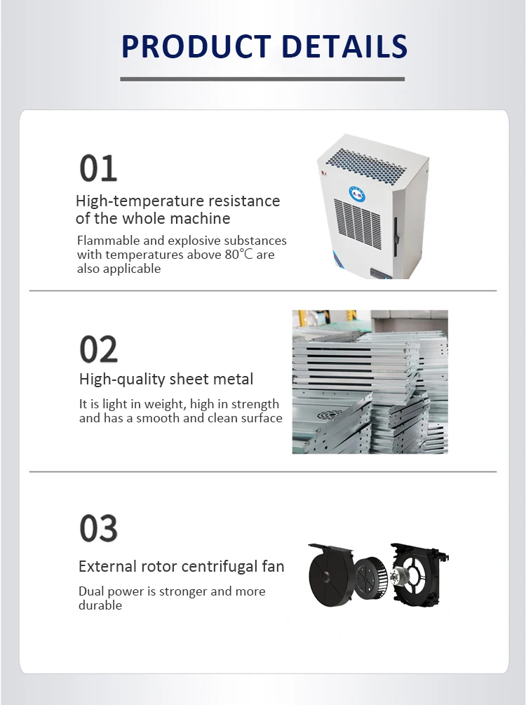 Explosion Proof Side Mounted Cabinet air Conditioning Is Suitable for High Humidity or Humid Environments