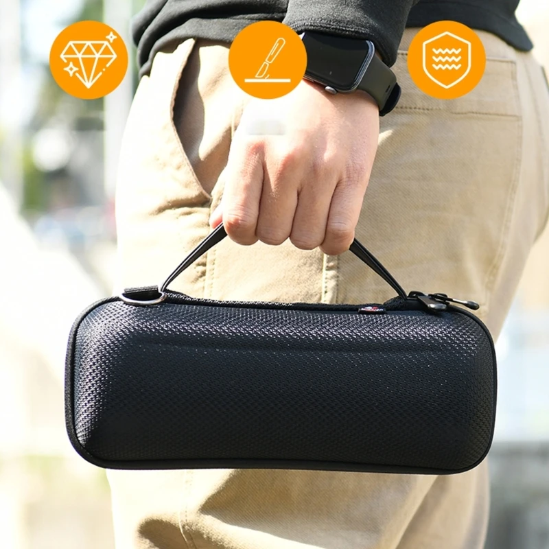 مربع القذيفة الصلبة الواقية للحقل الأول 1 مكبر صوت لاسلكي مع حزام قابل للتعديل