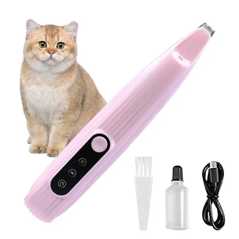 Pet Electric Clippers Dog Cat Shaver Clippers Precision Trimming Waterproof  Led Lighting Quiet Operation Dog Shaver Clippers