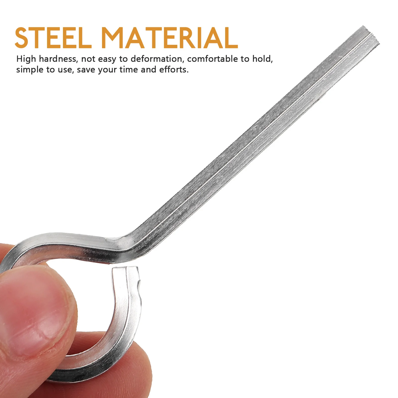 6Pcs Standard Hex Lock Key Metal Wrench High Hardness Portable Lightweight for Home DIY Projects Bike Furniture Repair