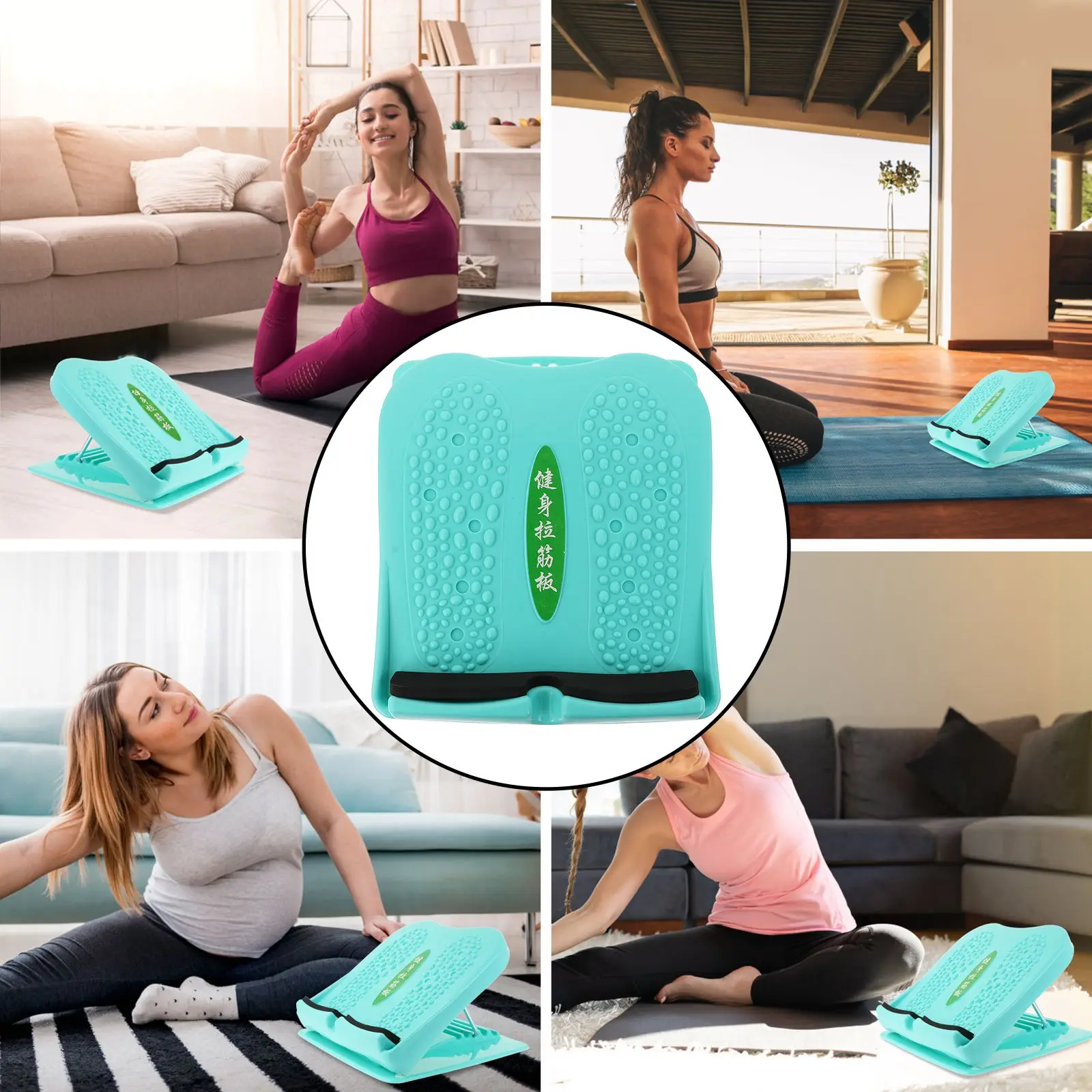 

1Pcs Standing Stretch Board Adjustable Slant Foot Calf Stretcher Foldable Exercise Device for Home Use Massaging Acupoints Leg