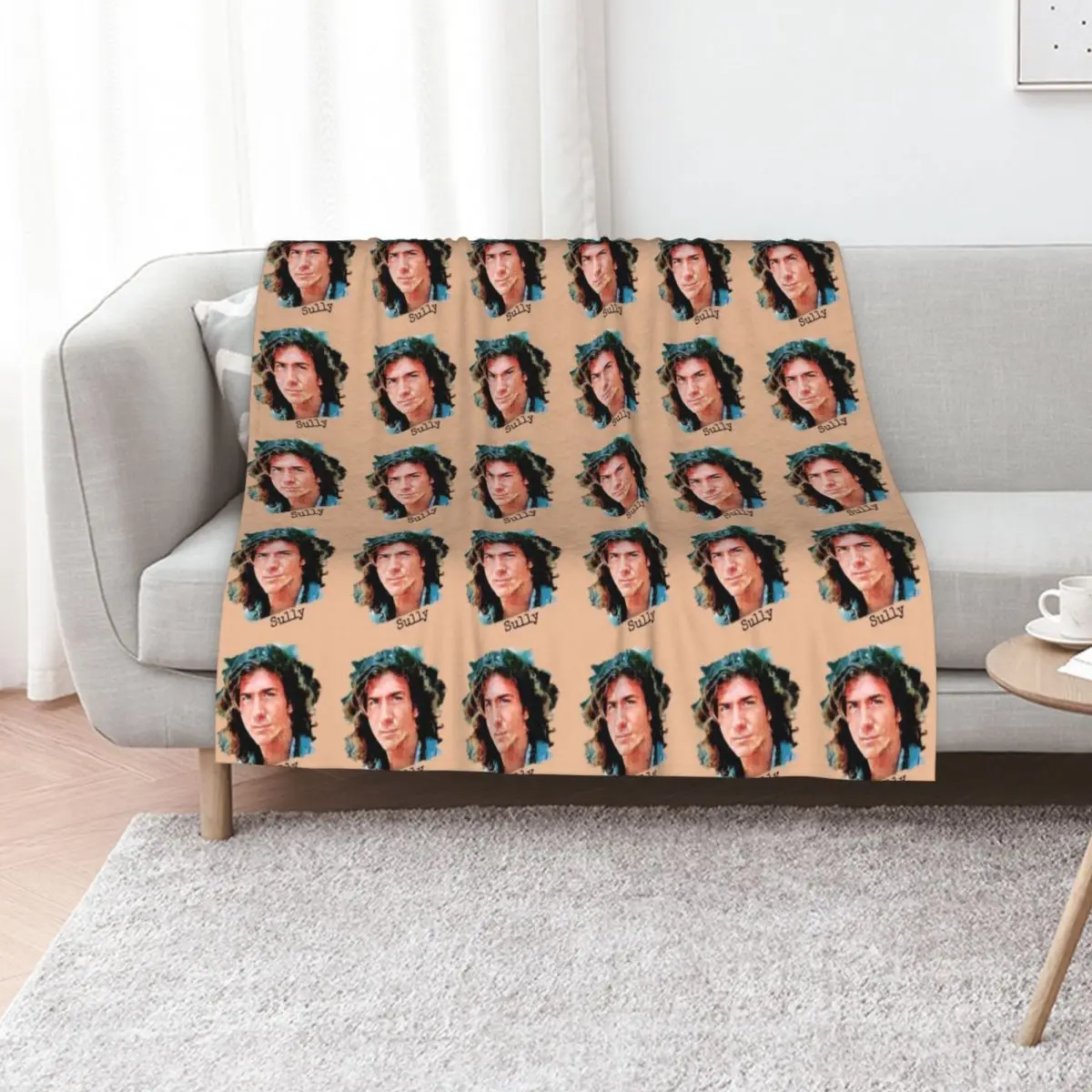 Byron Sully Dr Quinn Medicine Woman Throw Blanket Plaid on the sofa christmas gifts Quilt Luxury Thicken Thins Shaggy Blankets