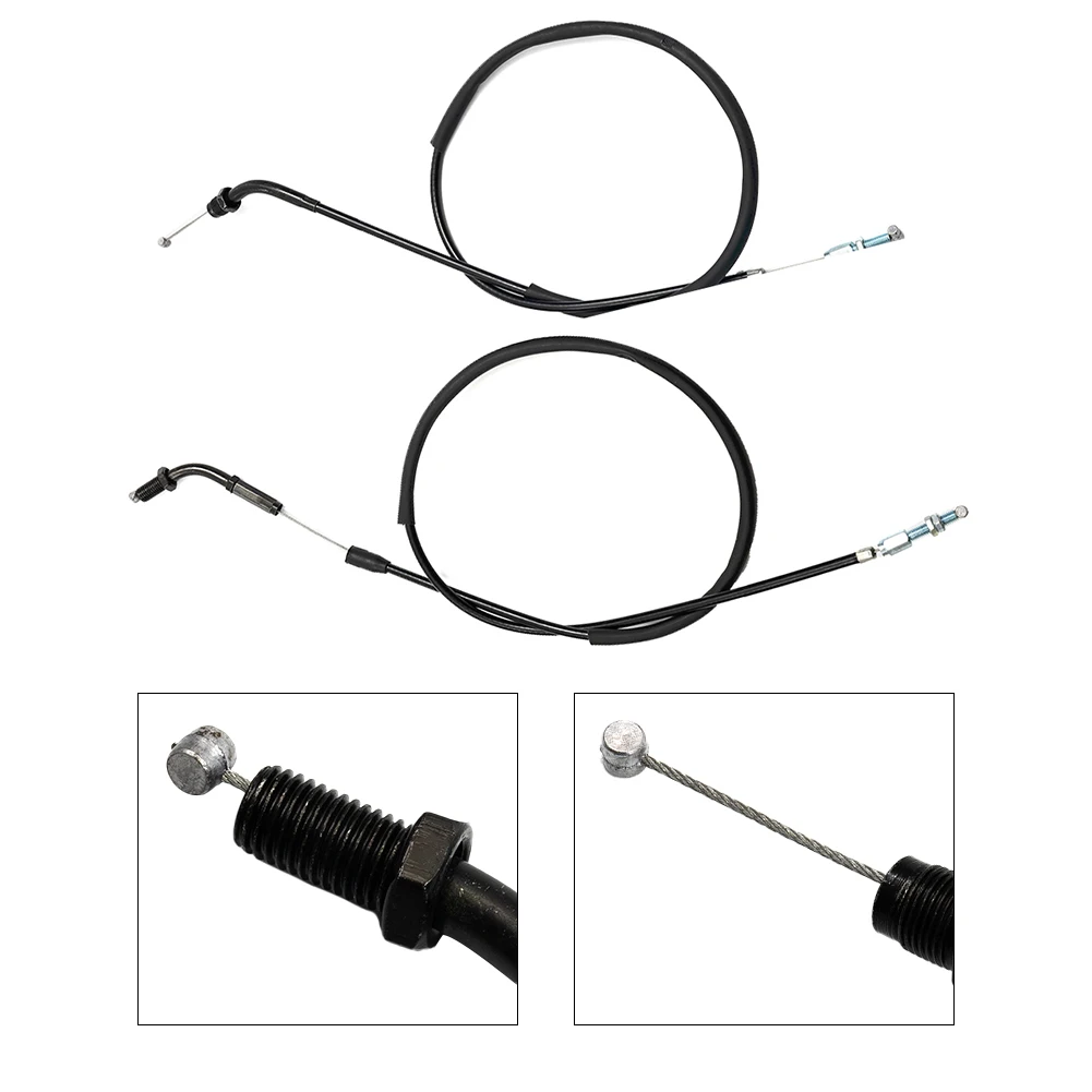 Motorcycle Cable Throttle Cable Accessories Throttle Air Intake CL360 Cable For Motorcycle Plastic Push And Pull 2PCS Set