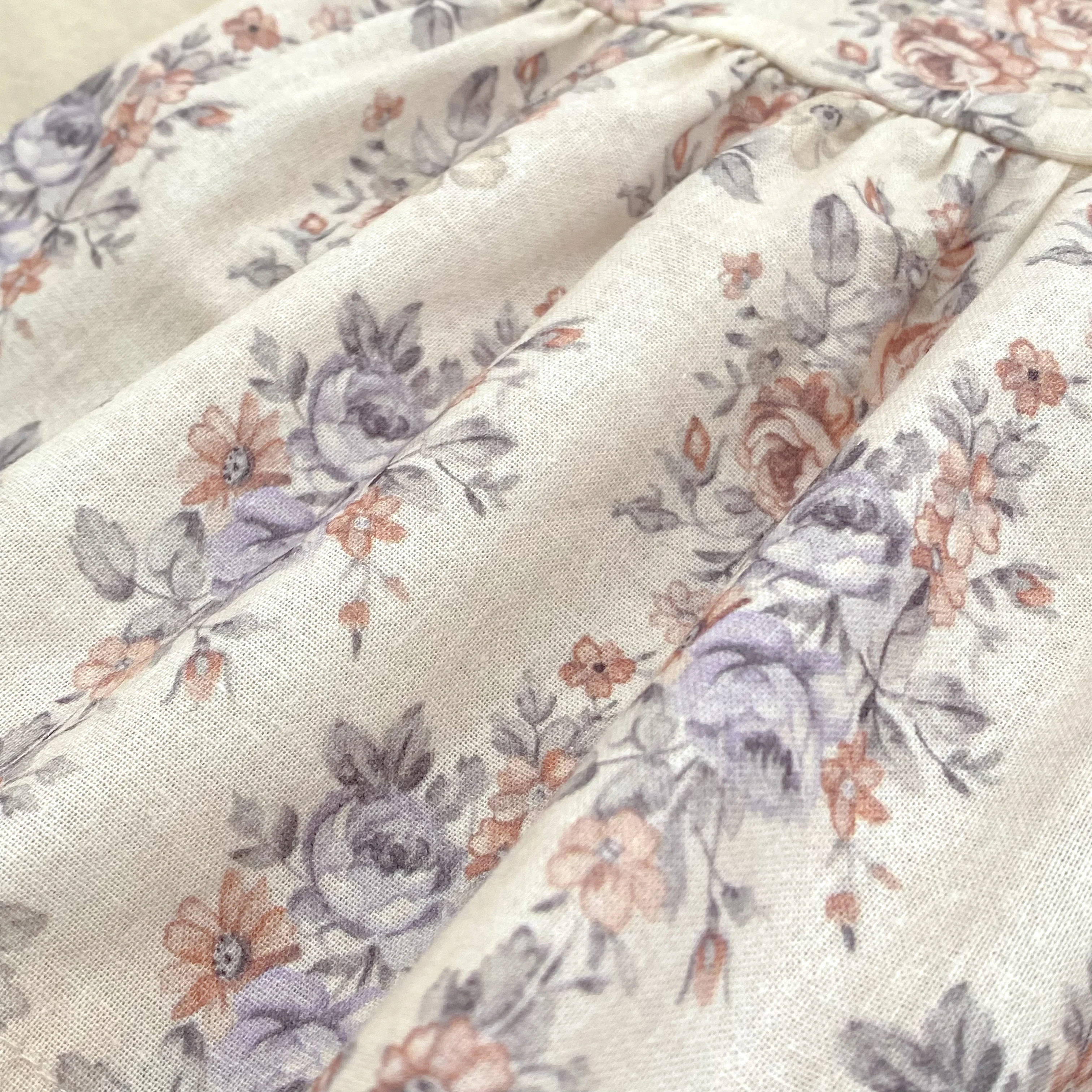 Herbst Blume Französisch Kontrast Revers Stil Mädchen Kleid Frühling Baby Kinder Lange Ärmeln Reine Baumwolle Spitze Süße Prinzessin Kleid – Detail 7