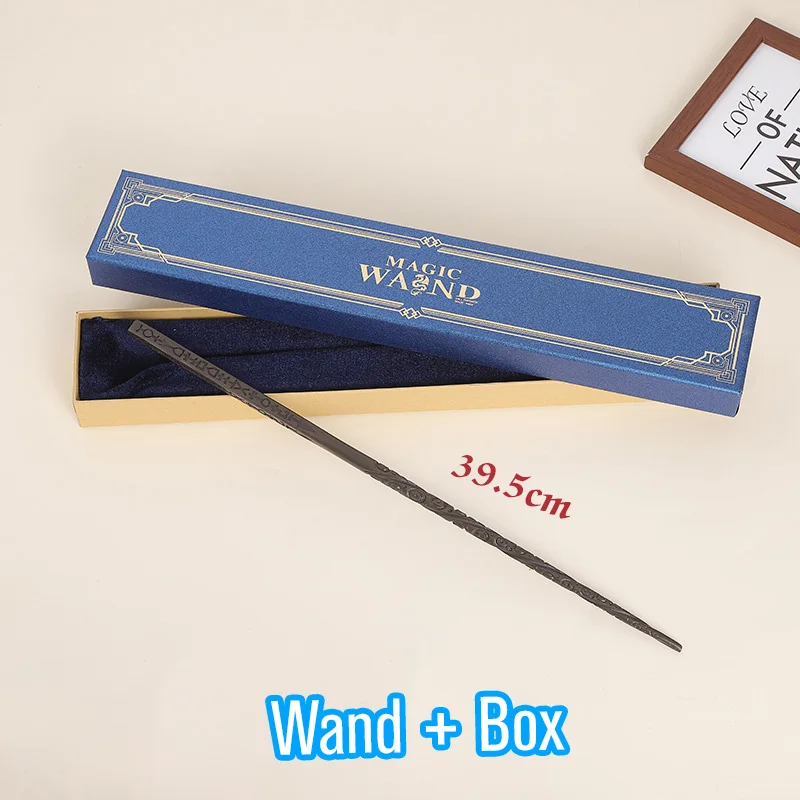 Metal Core Wand Harris Pottered Cosplay Hermione Granger Premium Gift Box Packaging Model Children\'s Toys Birthday Gift