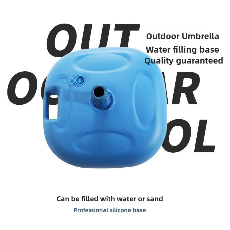 

Устойчивое пластиковое основание с водонаполняемым контейнером для зонта, подставка для солнцезащитного зонта, прочные аксессуары для зонтов для ежедневного домашнего использования