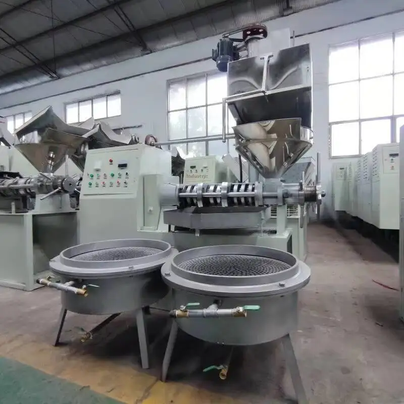 

Oil Making Machine Cooking Oil Press For Rape Seed Olive Soybean Walnut Oil-multiple Types Industrial Oil Press