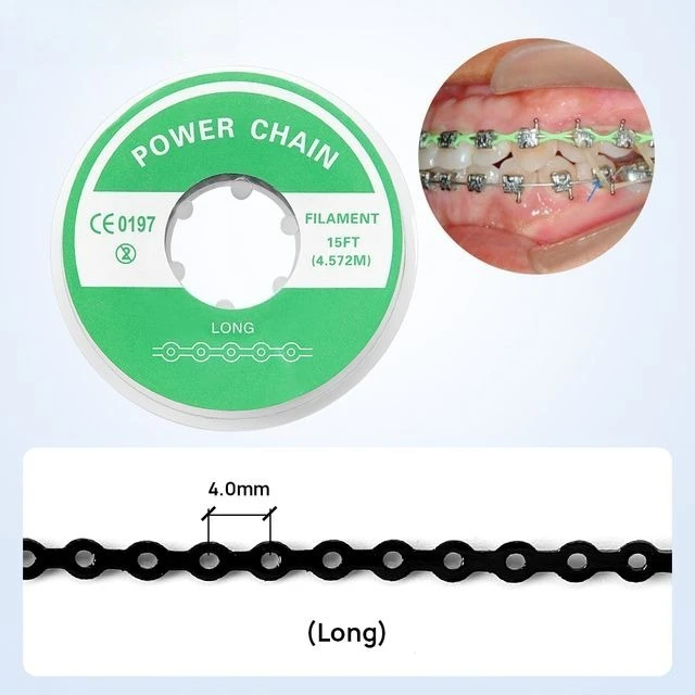 

Стоматологические материалы для полости рта, резиновая цепочка, прозрачная резинка для зубов, ортодонтия, эластичное кольцо, лабораторный инструмент для стоматологической клиники