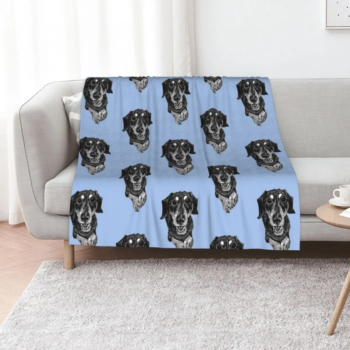 Rosie the Dachshund Throw Blanket manga Nap Luxury Multi-Purpose Sofa Summer Blankets