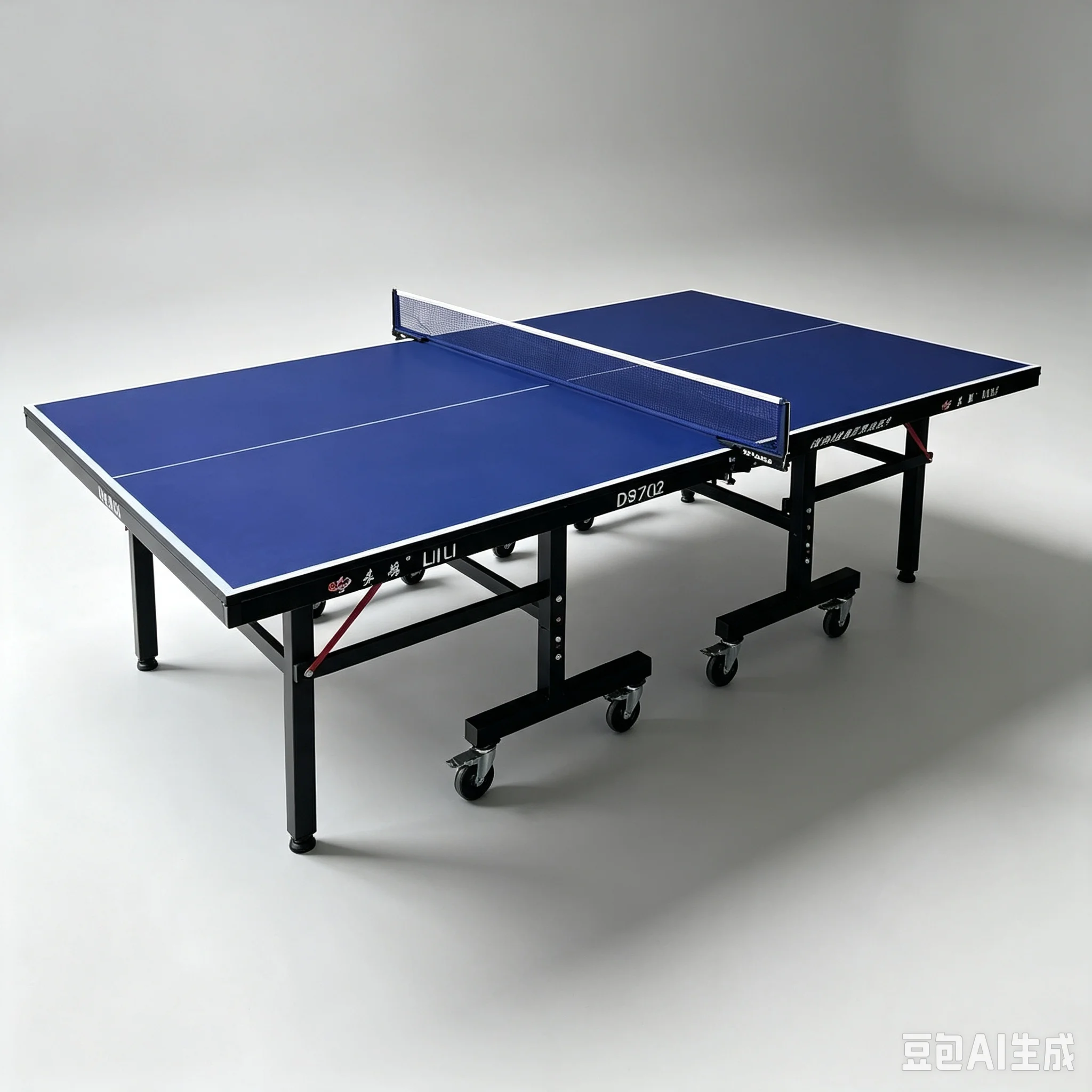 Hot Selling Pingpong Table Double Folding Mobile Table Tennis Table