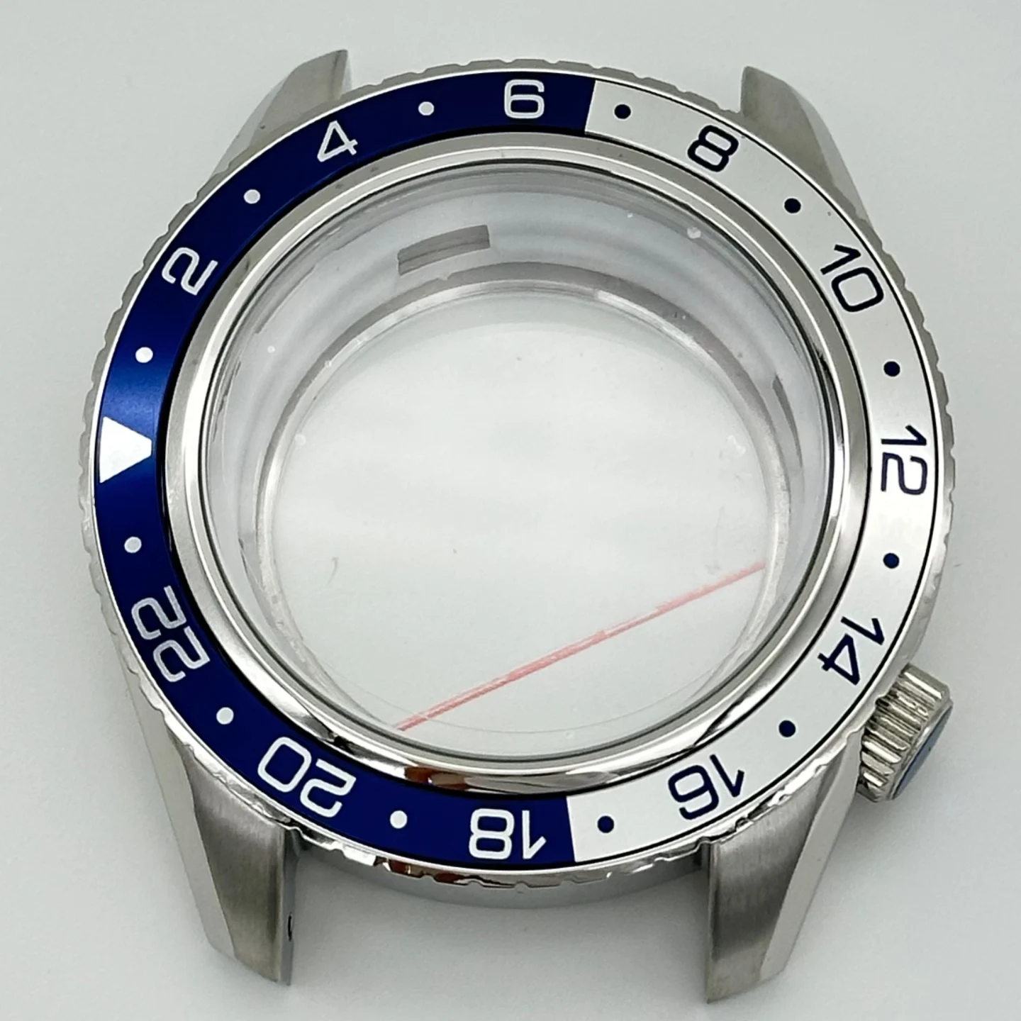 

44mm modified mechanical watch accessories stainless steel watch case adapted to NH35/NH36/NH38