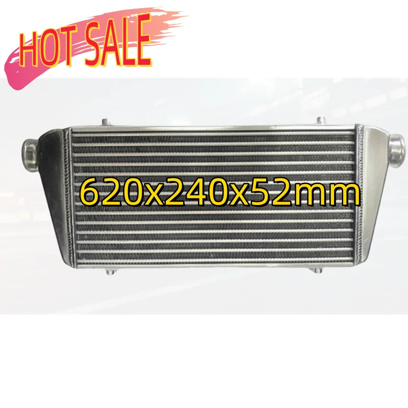 

620x240x52mm Front Mount high product Aluminum Turbo Intercooler 2.25" 57mm inlet/outlet