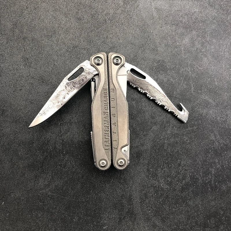 Accessories For Leatherman TTI Charge and Wave Damascus steel replacement Plier modification parts Original size Multifunctional