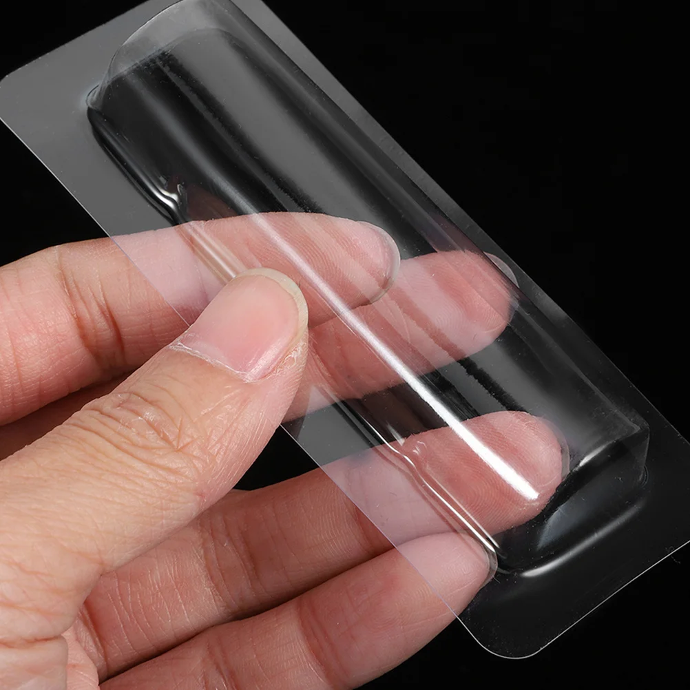 25 قطعة من حامل بطاقات المال البلاستيكية الشفافة، حافظات بلسم الشفاه، منظم شفاف متعدد الأغراض لحامل بطاقات المال الأساسية