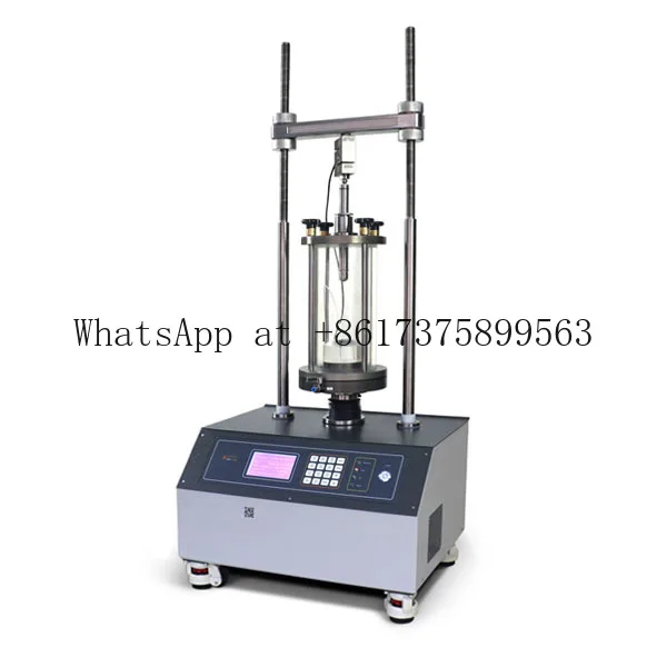 SX-TK-A38 Soil Triaxial Cell 38mm 50mm 70mm Triaxial Test Chamber for Soil Testing Equipment
