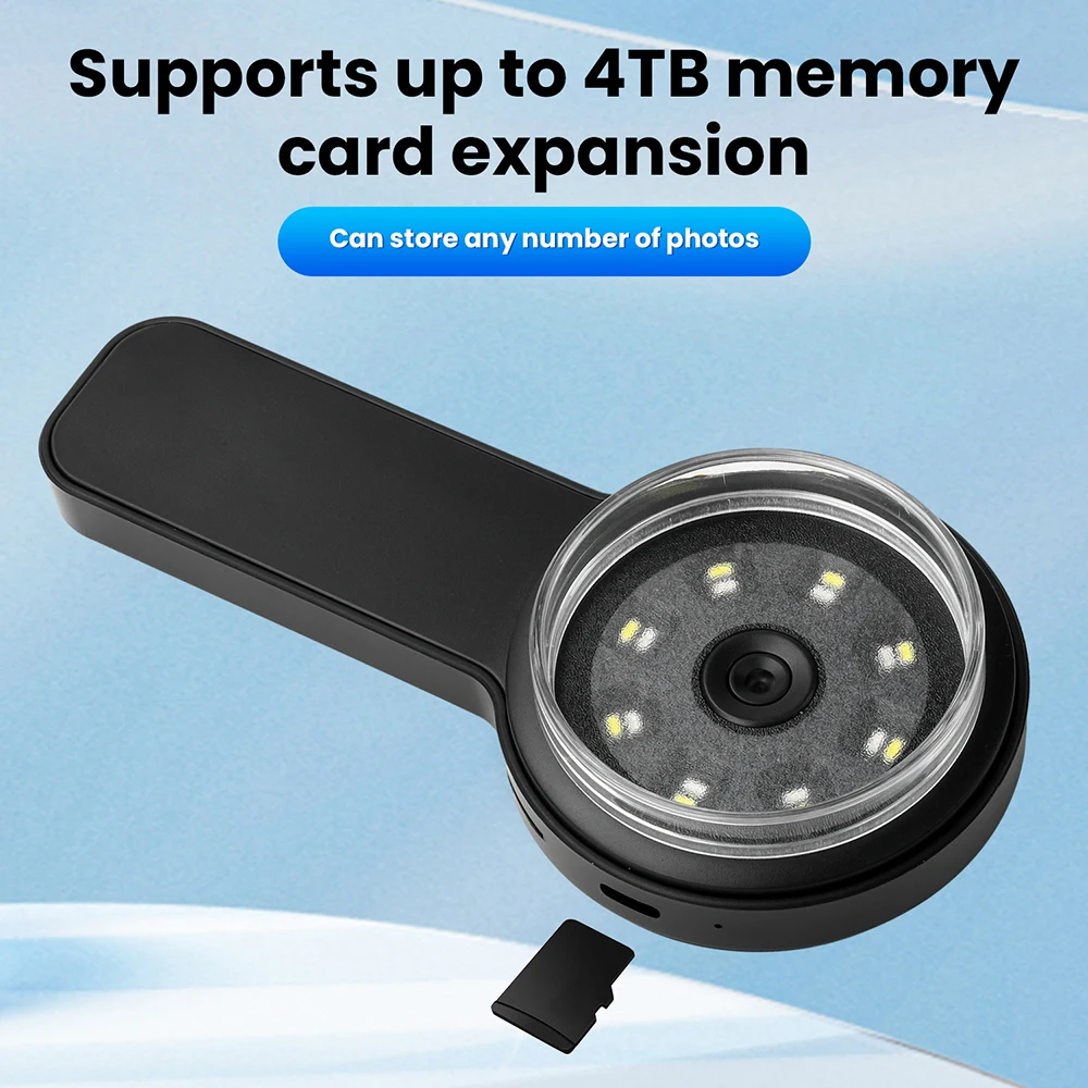 20X Digitale Microscoop HD Lens 2-inch HD Scherm Handheld Mini Elektronische Digitale Vergrootglas Met 16 Leds Ondersteuning PC voor Windows