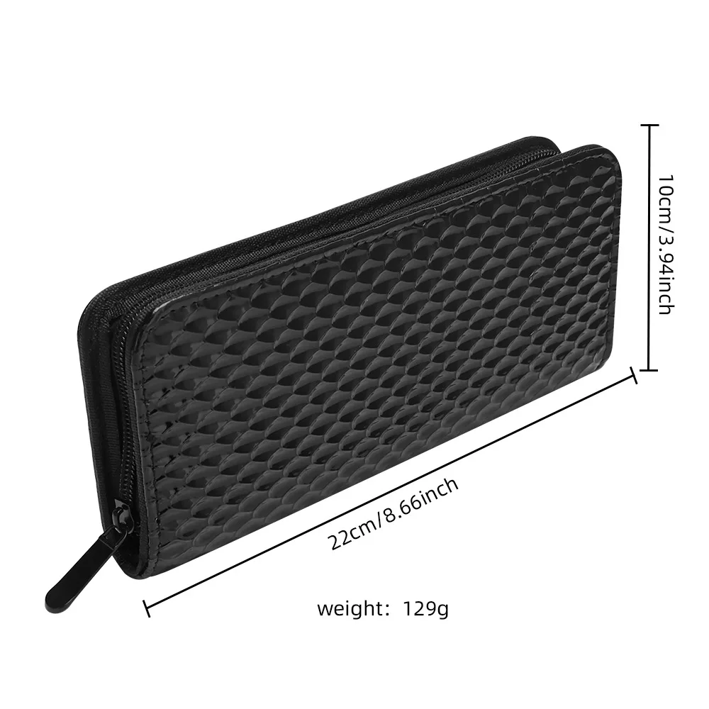 Waterproof Honeycomb Barber Scissors Bag, Compact Hair Tool Organizer Case with Anti-Shake Straps &Smooth Metal Zipper for Salon
