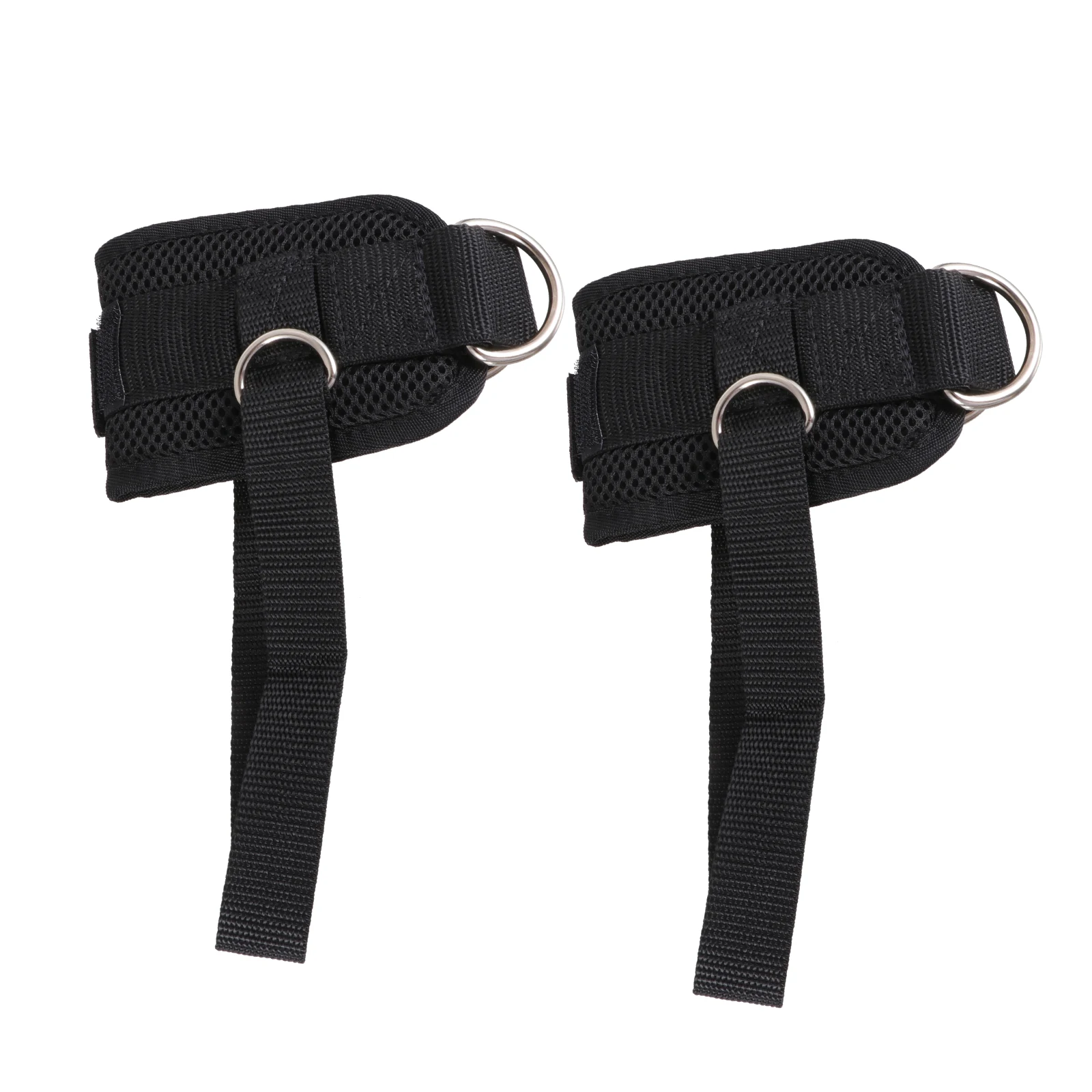 

Ankle Straps Buckle Black Workout Gym Stretching Support Safety Band Exercise Bands Fitness Accessories Lightweight Portable
