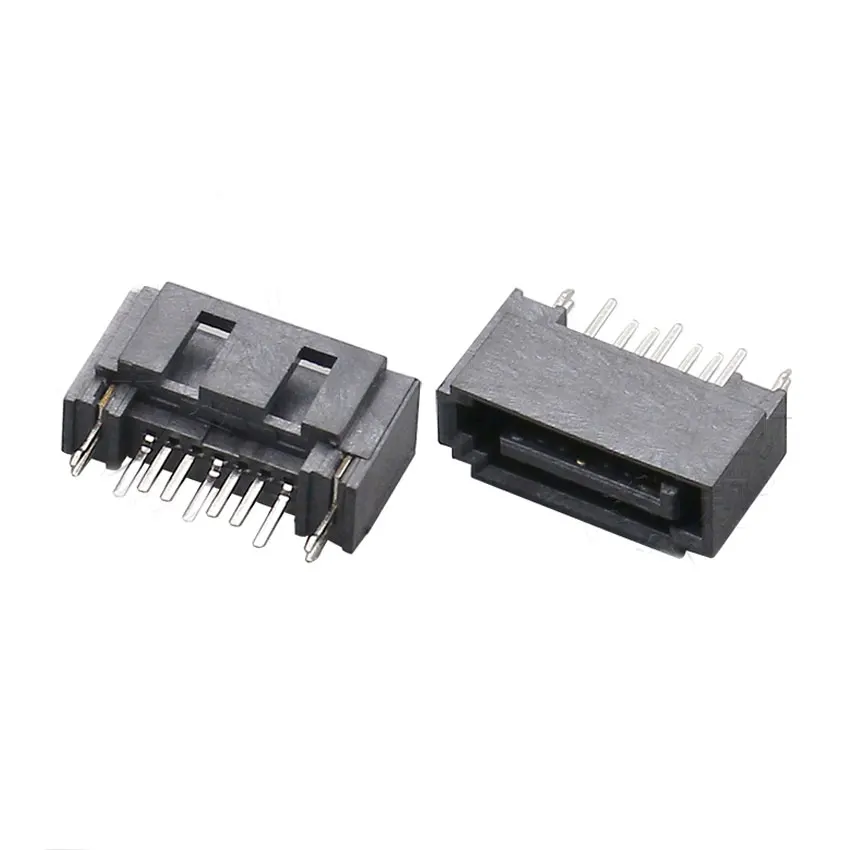 Cltgxdd 1pcs SATA Type A B 7 Pin 7P Straight DIP SMD Male Female Socket Hard Disk Interface Connector 90/180 Degrees - Image 2