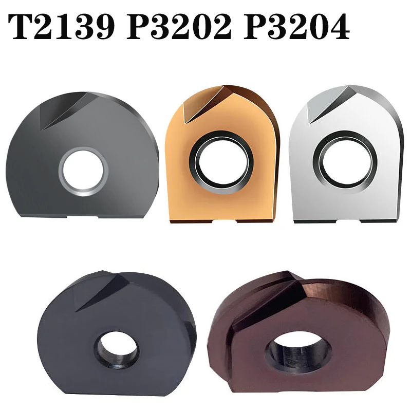 

High Quality Milling Inserts Ball Blade P3202 3204 for T2139 Ball Head Insert D8 D10 D12 D16 D20 D25 R4 R5 R6 R8 Carbide Insert