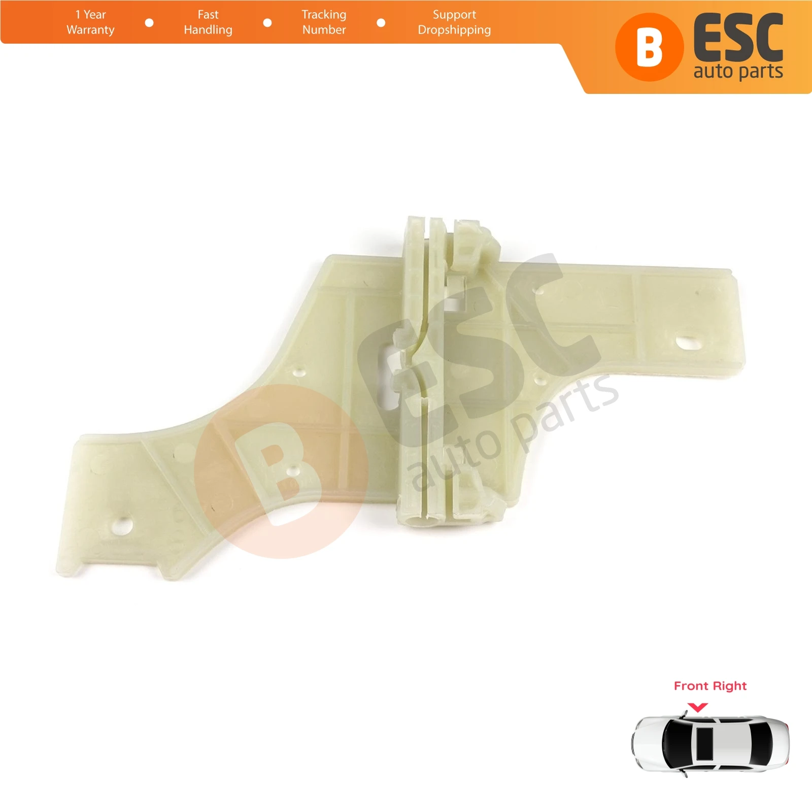 

EWR1154 Power Window Lifter Regulator Repair Clips Bracket Front Right for Peugeot 508 MK1 W23 8D 8E 2010-2018 4/5 Door 9222GT