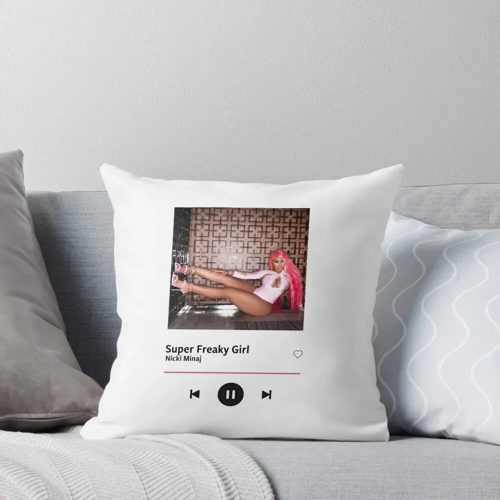 Super Freaky Girl - Niki Minaj Throw Pillow Christmas Covers For Cushions Custom Cushion Photo Cushions pillow