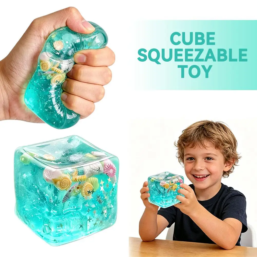 

Simulation Ocean World Pressure Ball Stress Relief Squishy Autism Sensory Squeeze Toy for Kids Adults Stress And Anxiety Relief
