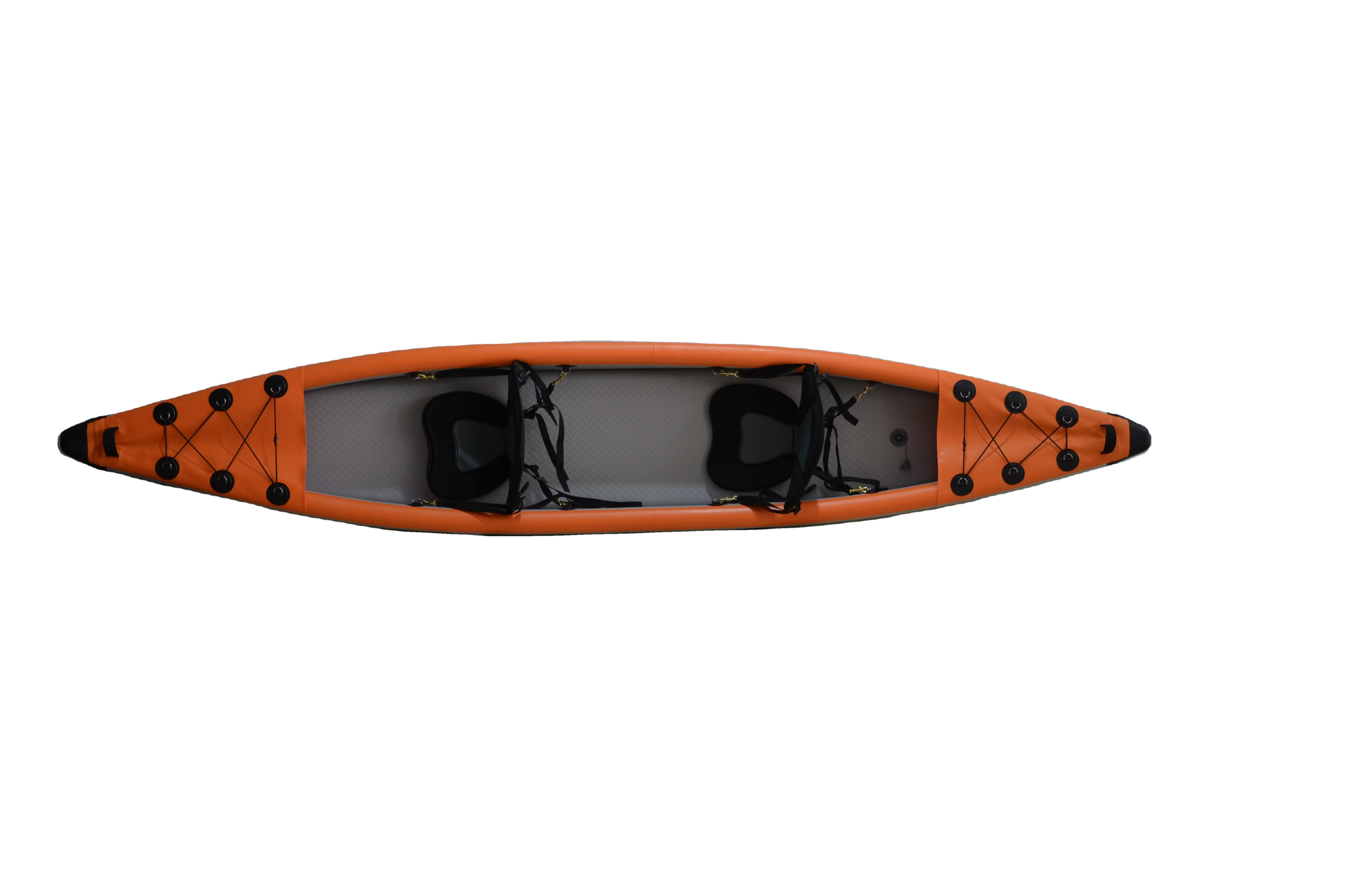 Portable Inflatable Kayak Boat for Two Foldable and Durable for Travel and Waterplay Exploration Fishing Rowing Boat for Sale