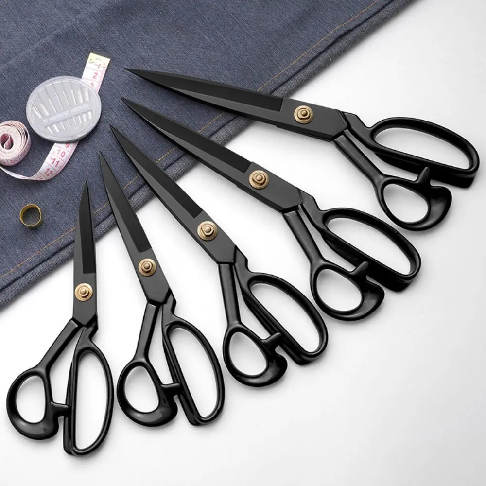

8-12inch Tailor Scissors Anti-Rust Ergonomic Leather Cutting Scissors Durable Comfort Grip Handled Sewing Shears Embroidery Work
