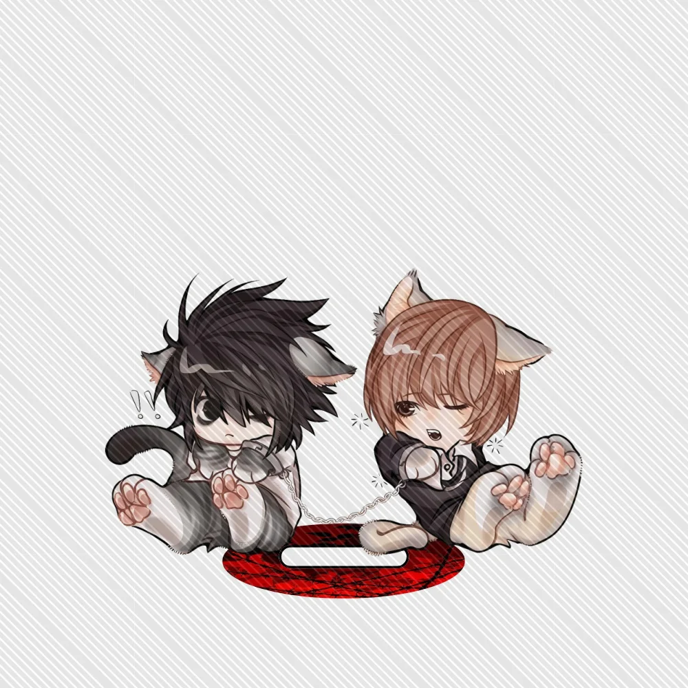 10CM Anime DEATH NOTE Acrylic Keychain Stand Model Cosplay Characters Ornament Accessories Goods Christmas Gifts