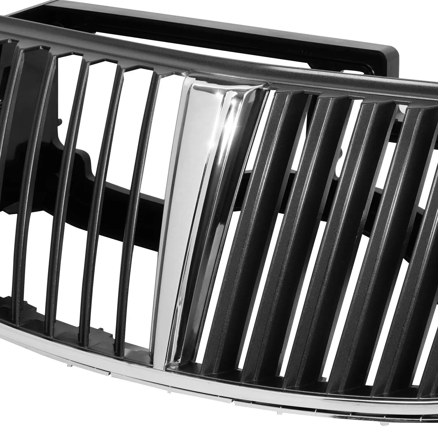 98-02 Lincoln Town Car OE [Vertical Fence] For Style Chrome Front Bumper Grille