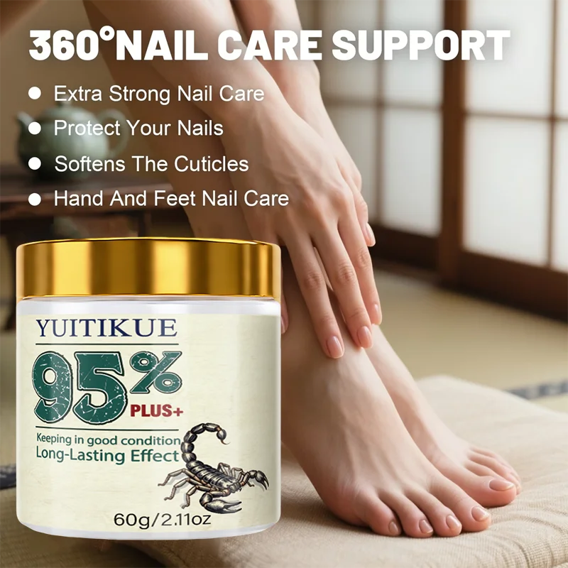 YUITIKUE 95% PLUS Scorpion Venom Cream 60g Long Lasting Effect Relieve Joint Muscle Aches Stiffness Massage Ointment