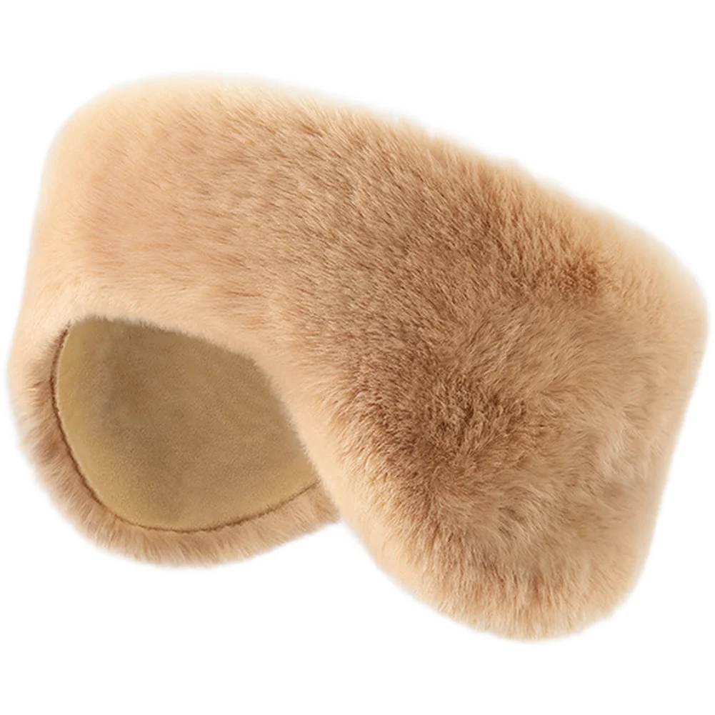 Soft Windproof Ear Warmers for Women and Men Thick Plush Faux Winter Earmuffs with Reinforced Closure for Snug Fit