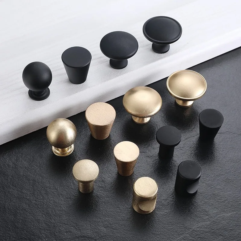 Maosu 5 Pcs Simple Aluminum Alloy Drawer Door Handle Simple Modern Style Nordic Furniture Cabinet Mini Knob Single Hole Colorful