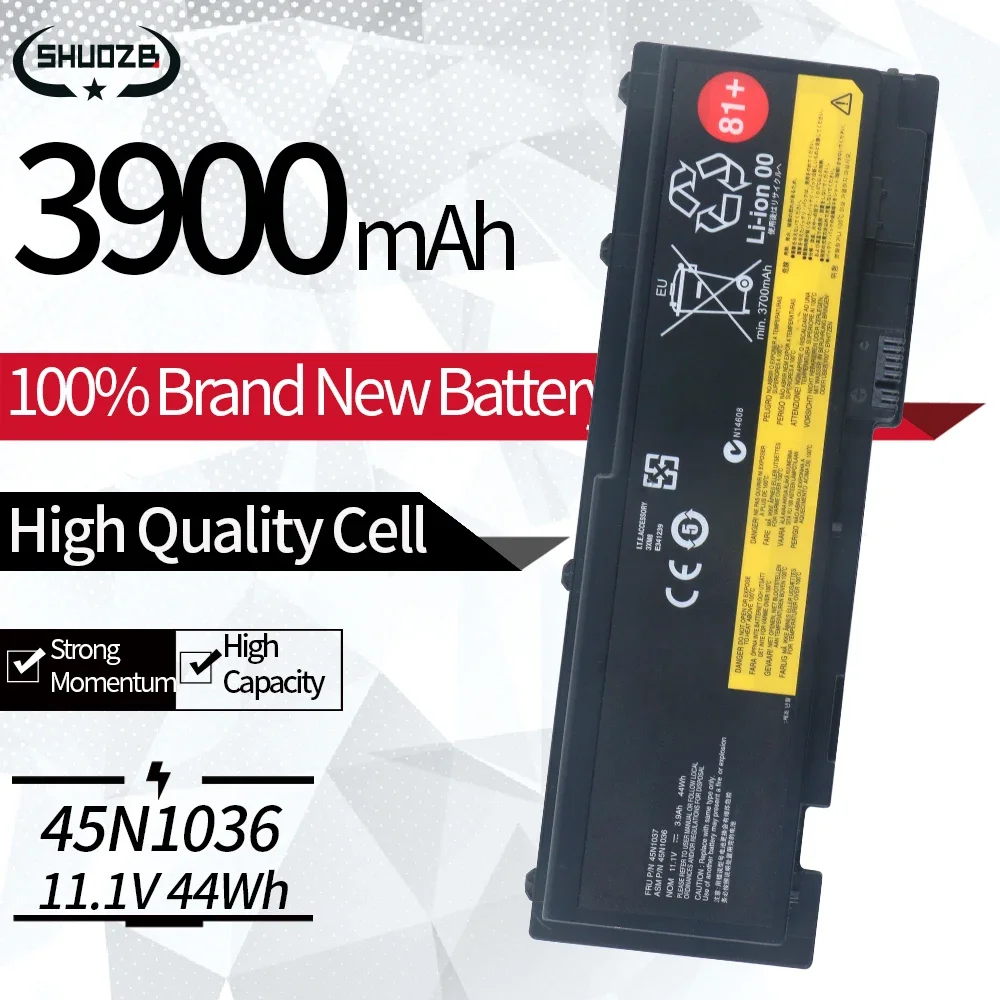 

45N1036 45N1039 42T4846 45N1143 Laptop Battery For Lenovo ThinkPad T430S T420S T430SI T420SI 0A36309 45N1038 42T484711.1V 44WH