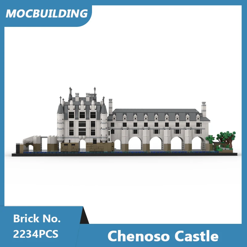 MOC Building Blocks Chenoso Castle Model DIY Assembled Bricks Architecture Serise Educational Creative Xmas Toys Gifts 2234PCS