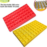 GAME Token Coin Storage Count Game Machine Tokens Thickened Plastic Box For Arcade Game Console Crane Vending Machine Store