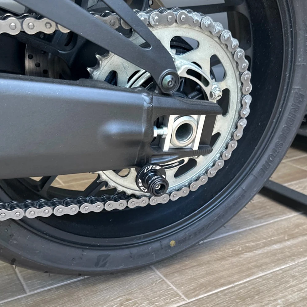 Für YAMAHA MT09 MT03 MT10 2025 2026 2027 MT 09 03 10 25 FZ6 FZ8 FZ25 Motorradzubehör Schwingenspulen Slider Ständerhalterungen – Detail 4