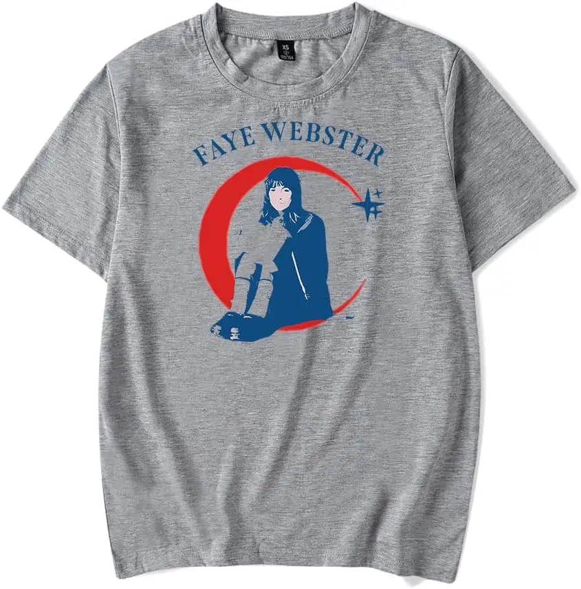 Faye Webster Merch I Know I'm Funny Haha Tshirt Short Sleeve Crewneck Tshirt Men/Women Hip hop Tops