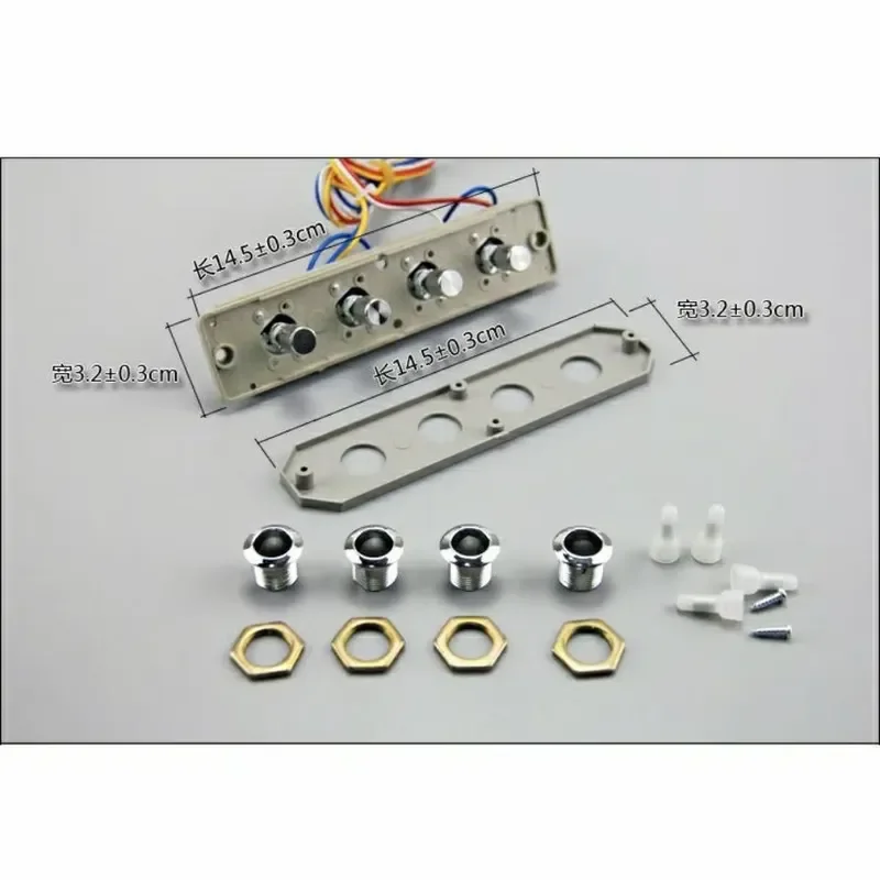 for Range Hood 4 Position Mechanical Switch Button Old Style Four Hole Controller Panel Replacement Part Durable Easy Install