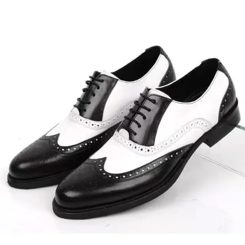 

Oxfords Men's Leather Shoes Formal Shoes for Men Brogues Oxfords Male Wedding Party Office Business Shoe Man Zapatos De Hombre