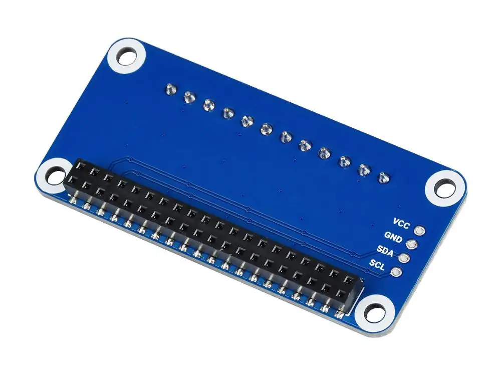 Fotografia 7: Waveshare chapéu de monitor de corrente/tensão/potência de 4 canais para Raspberry Pi, interface I2C/SMBus